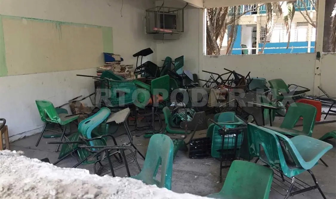 Denuncian abandono en la Escuela Secundaria “Valentín Gómez Farías”