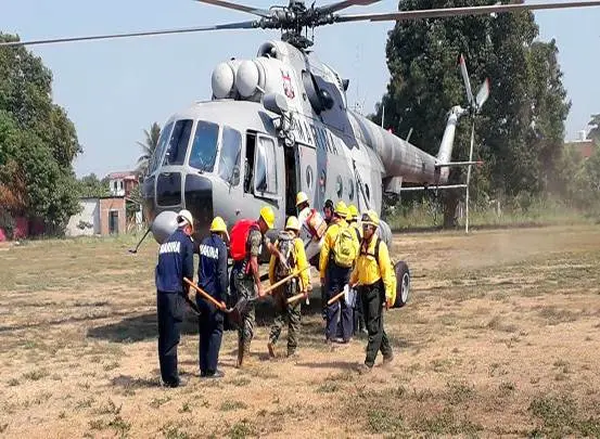 Unidad MI-17 de la Secretaría de Marina. Cortesía