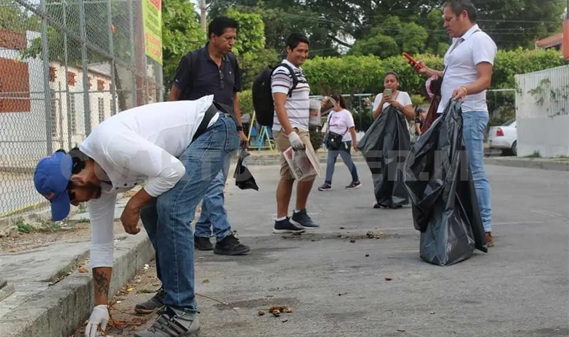 Capitalinos se comprometen con programa de limpieza