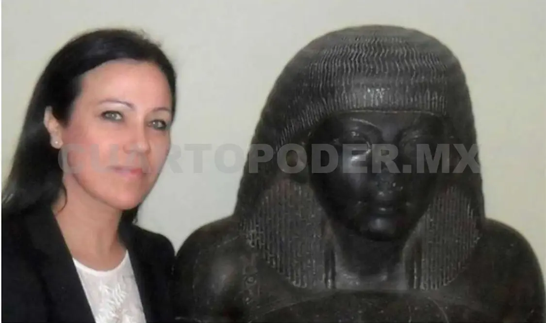 Valérie Angenot, egiptóloga e historiadora. Cortesía