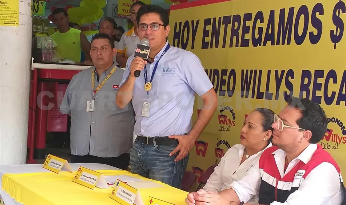 Entrega abarrotes Willys recursos del redondeo