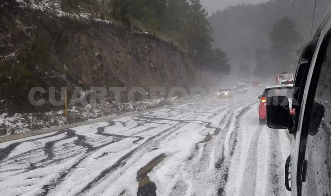 Cayó la primera lluvia acompañada de granizo