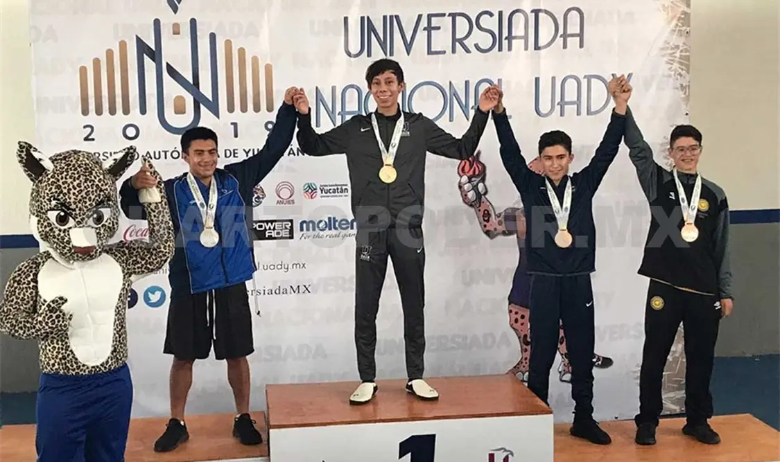 Jorge Iván logra el tricampeonato en Universiada