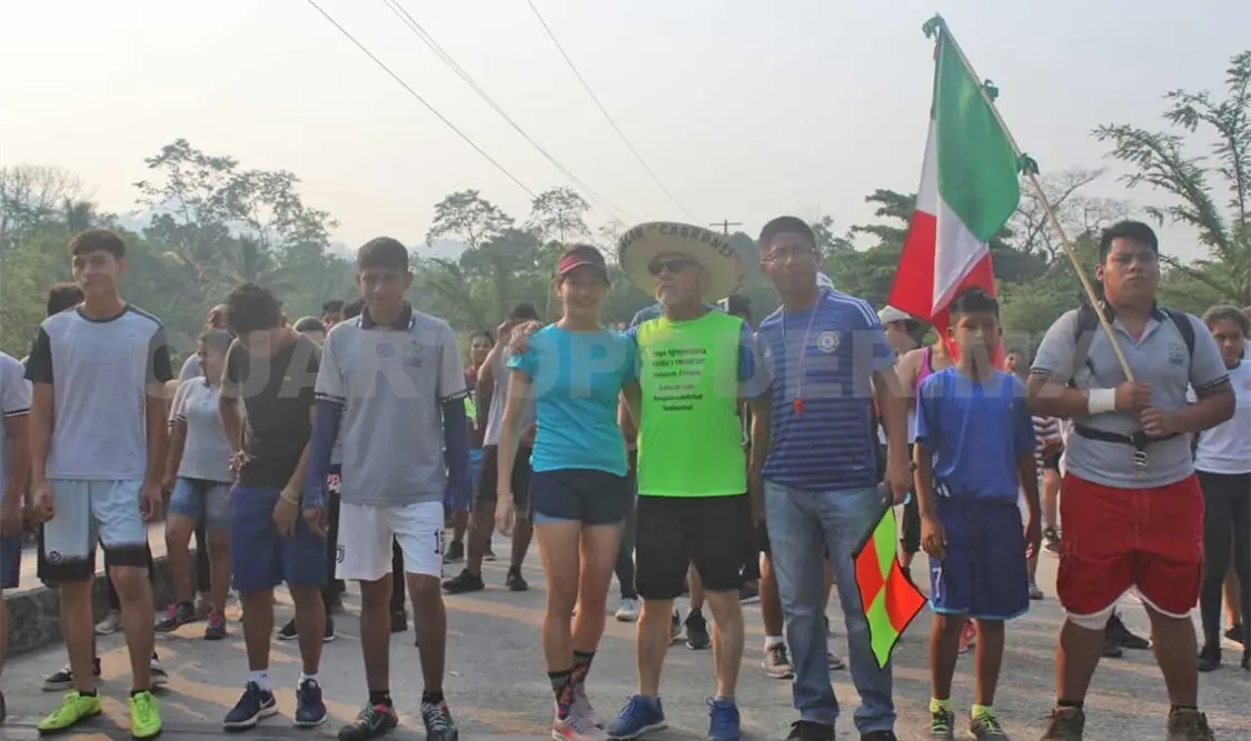 Ostuacán cumple con primera Carrera 5K