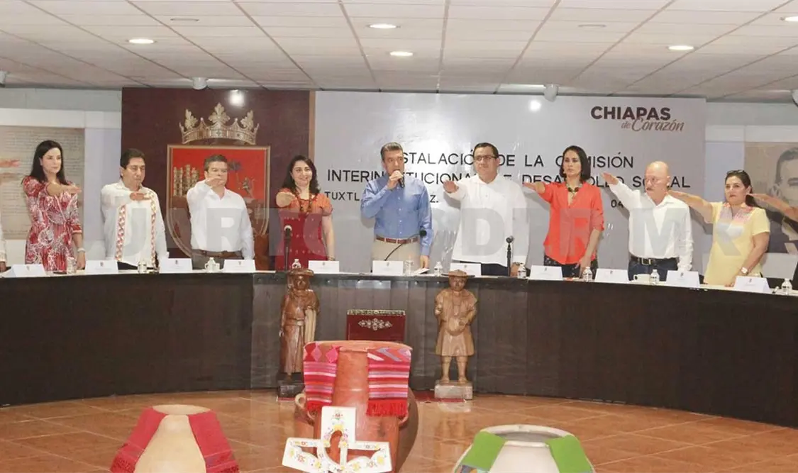 El gobernador de Chiapas busca abatir los índices de pobreza y marginación en Chiapas. CP