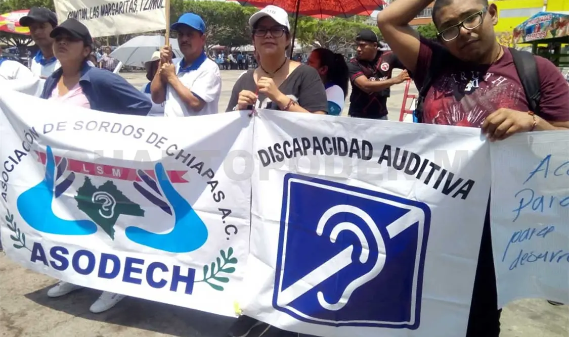 Personas con discapacidad piden inclusión laboral