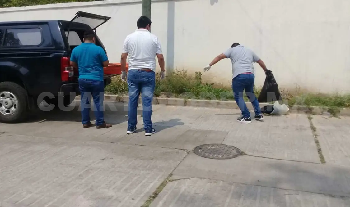 Hallan más bolsas con restos humanos