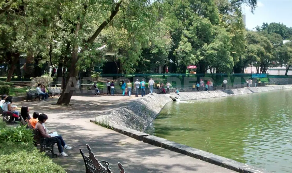 El bosque de Chapultepec en la Ciudad de México. Cortesía