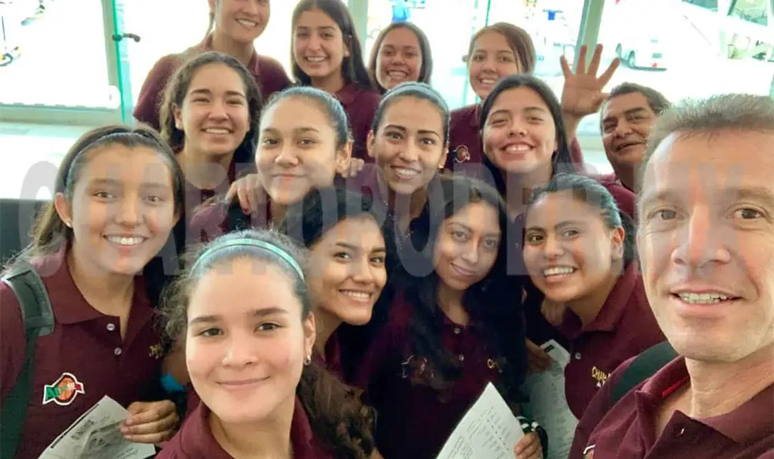 La selección partió el día de ayer de Tuxtla Gutiérrez rumbo a la ciudad de Chihuahua. Cortesía