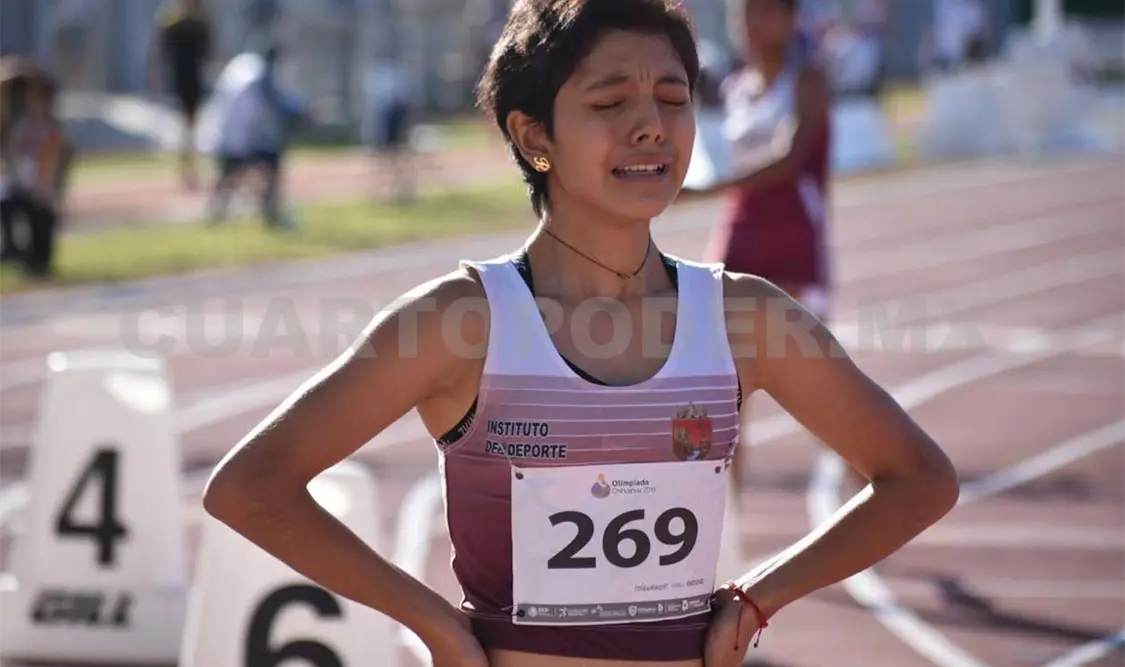 Rosita Peña, la mejor en los 800 metros planos