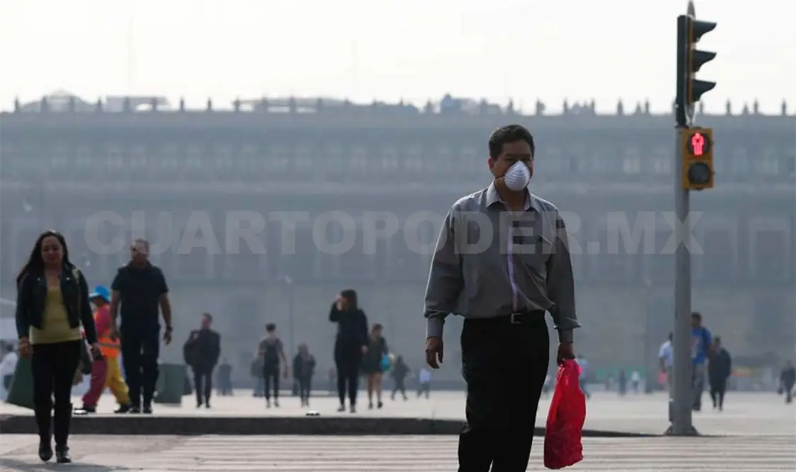 Recomiendan a las personas tomar medidas de prevención ante la contaminación. Twitter