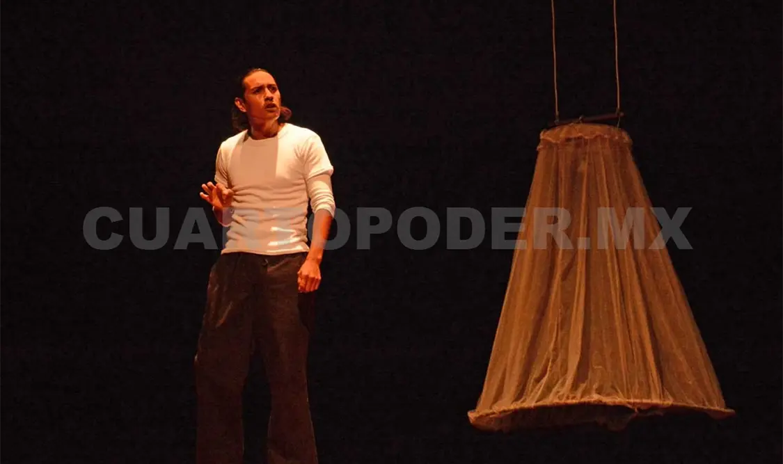 Obra Cronotropo en el Teatro de la Ciudad Emilio Rabasa. Darwin Mendoza