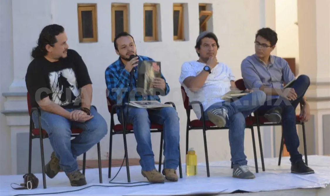 En la presentación de la revista en el Museo de la Ciudad de Tuxtla Gutiérrez. Darwin Mendoza