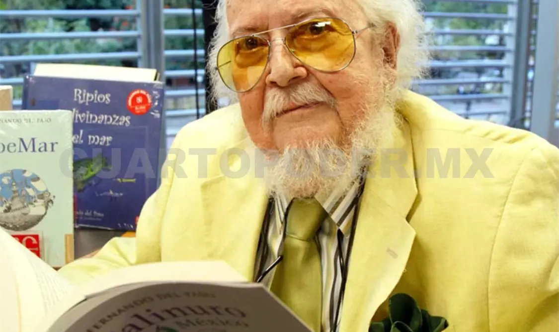El maestro Fernando del Paso falleció el 14 de noviembre del 2018. Cortesía