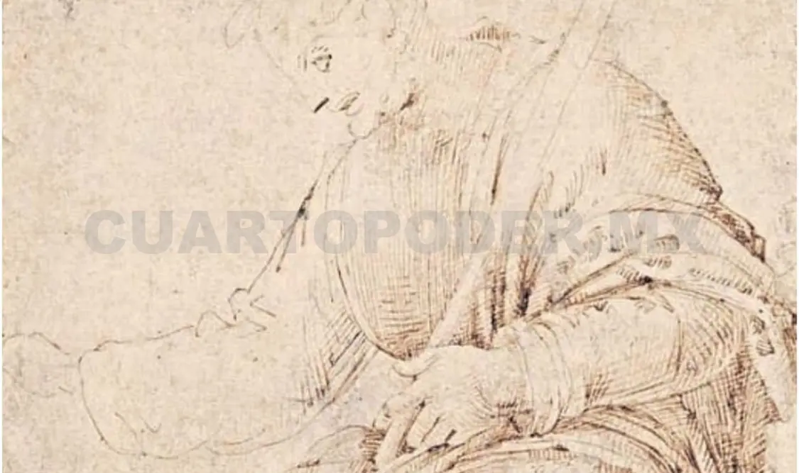 El dibujo se expone en una muestra en Bellas Artes de Budapest. Cortesía