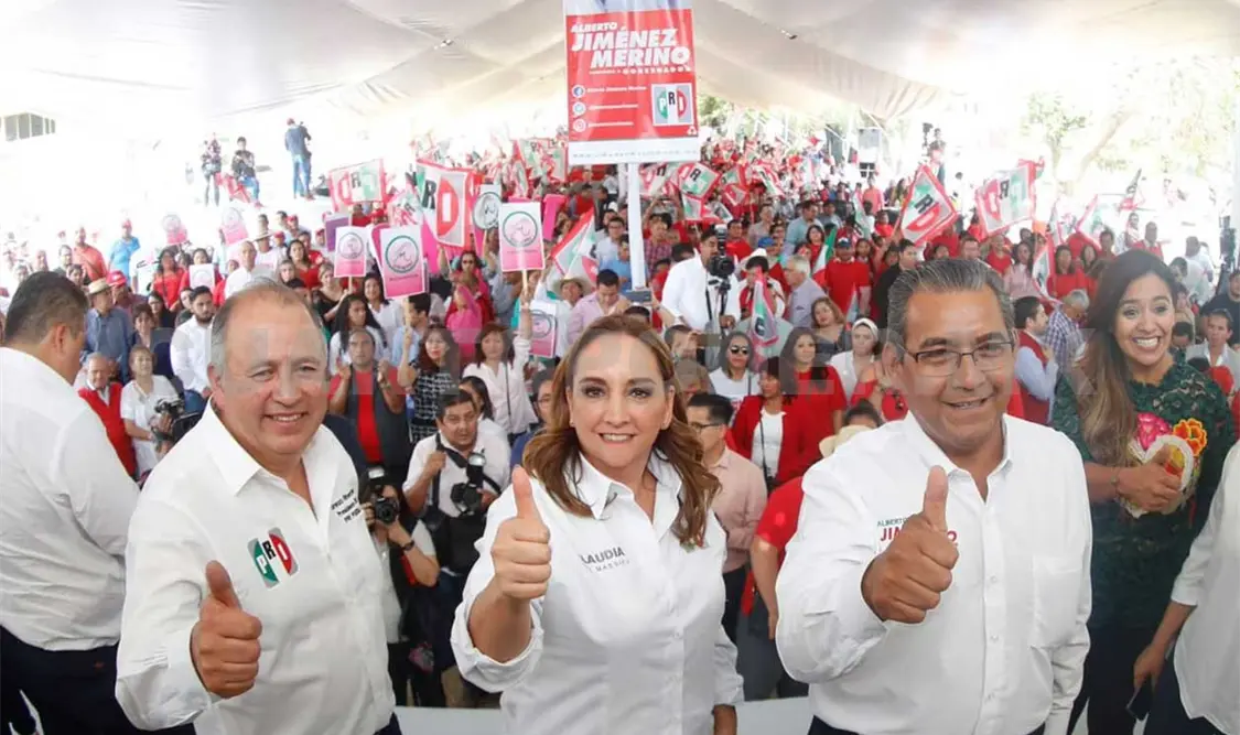 El candidato del PRI, Alberto Jiménez, realizará su cierre también en la ciudad de Puebla, pero con la llamada Marcha de la Victoria. Agencias
