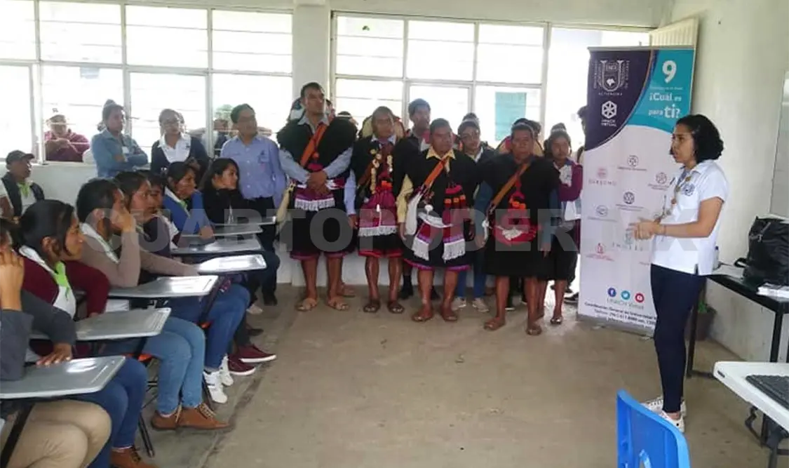 Personal de la Coordinación General de Universidad Virtual visitó las sedes para informar sobre la convocatoria de admisión. CP