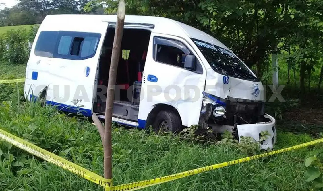 El colectivo atropelló a la dama sobre el kilómetro 18, en la carretera Ciudad Hidalgo-Tapachula. Rafael Victorio / CP