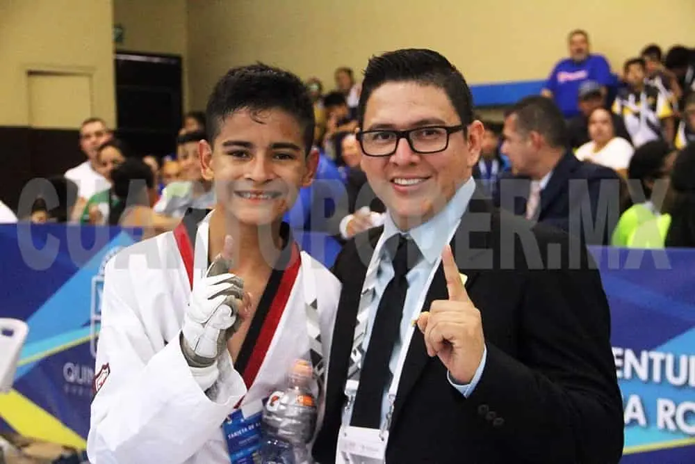 En la categoría infantil destacaron los atletas Emiliano Torres y Daniela Emireth Moreno, quienes fueron la sensación dentro del tatami. Cortesía