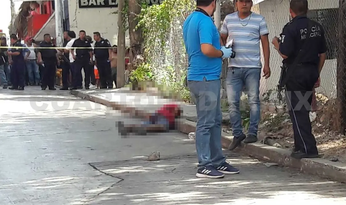 Ejecutan a sujeto a balazos en Palenque