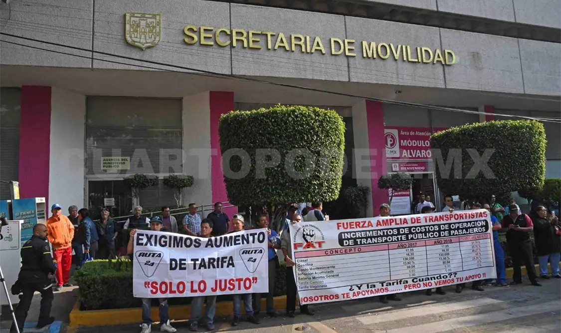 Exigen que la tarifa aumente