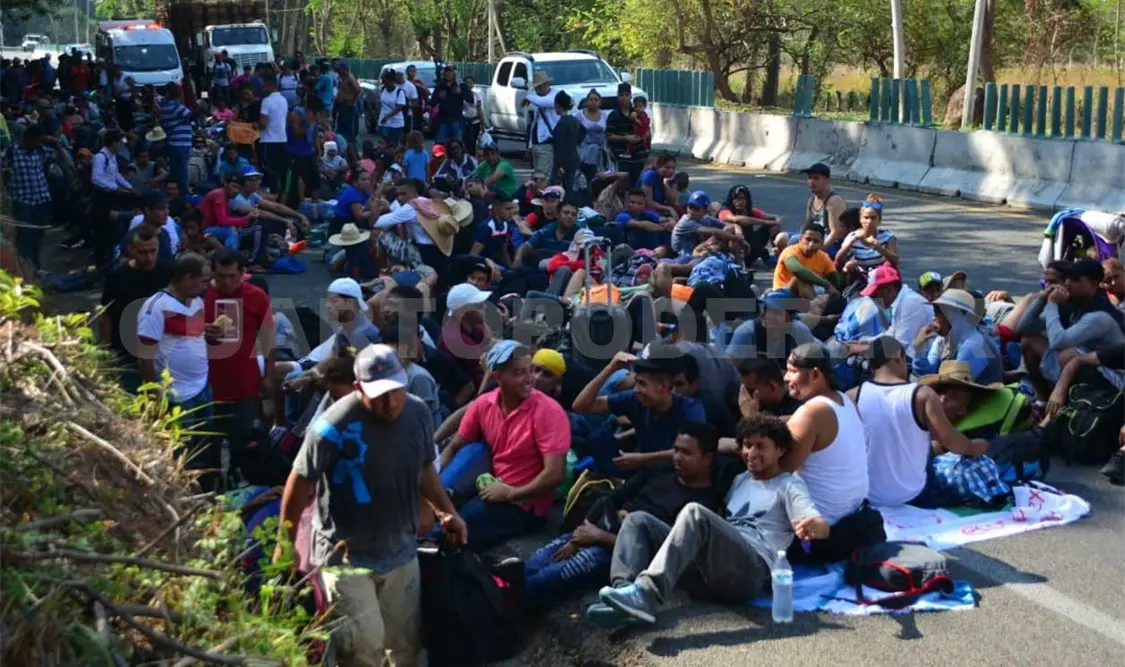 Cientos de migrantes originarios de Cuba entraron por la Frontera ur de Chiapas. CP
