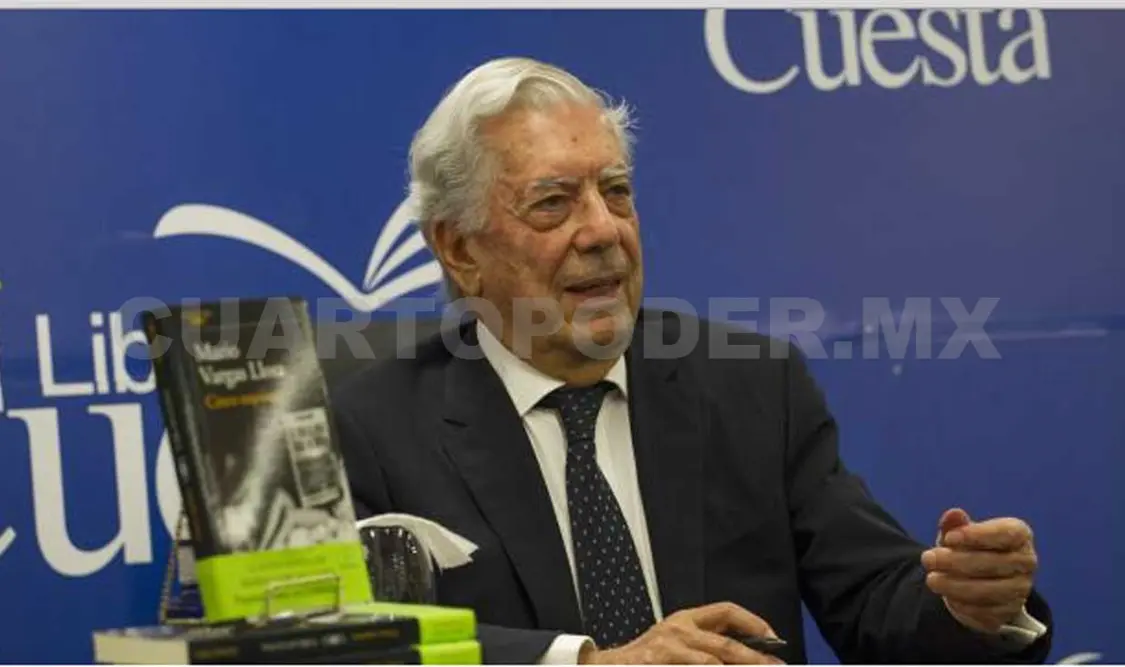 El escritor peruano Mario Vargas Llosa, ganador del Premio Nobel. Cortesía
