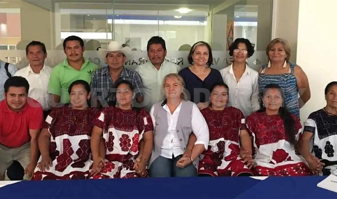 Integrantes de Repare se reunieron con las y los comisionados de Chalchihuitán. Cortesía