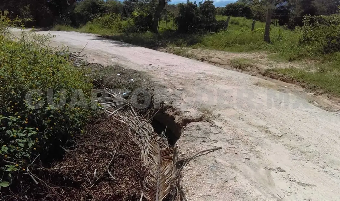 Exigen reparación de caminos