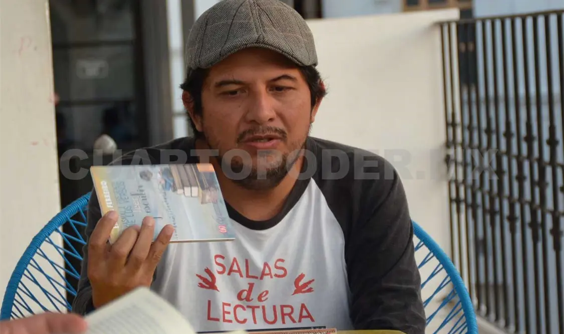 Antonio Reyes Carrasco charló con el club de lectura Open Book. Darwin Mendoza