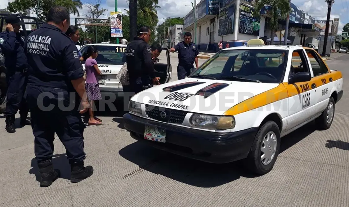 Taxistas se agarran a golpes tras chocar