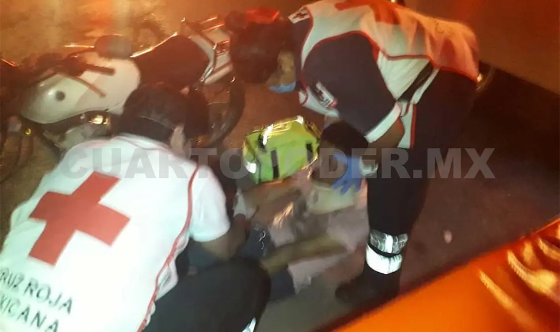 Se accidenta por ir en estado de ebriedad