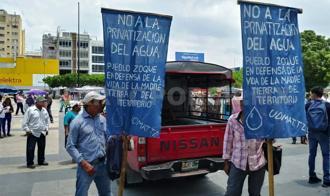 Zoques exigen tarifas eléctricas justas a la CFE
