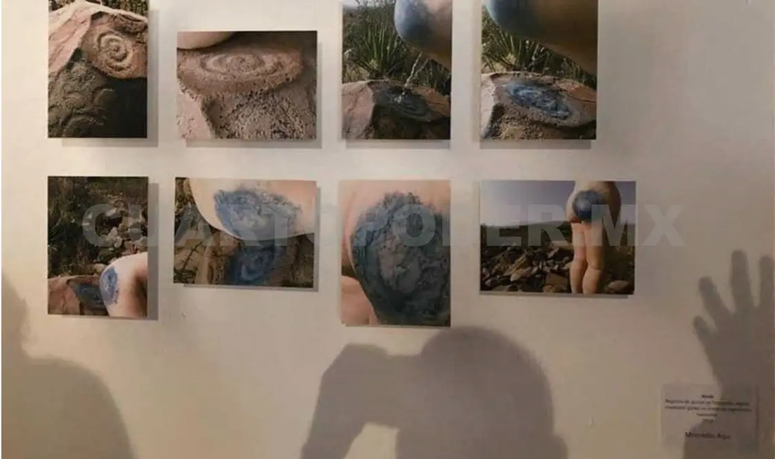 Investigan a artista que orinó en petrograbados