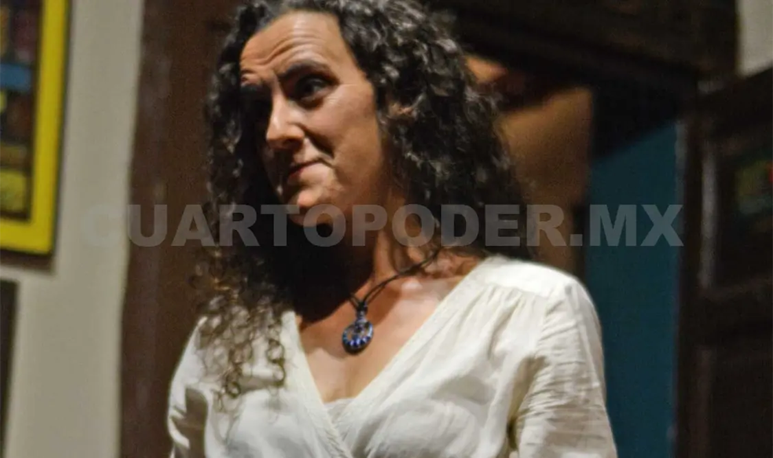 La actriz Martha Fabello, en la Galería Rodolfo Disner. Darwin Mendoza/CP