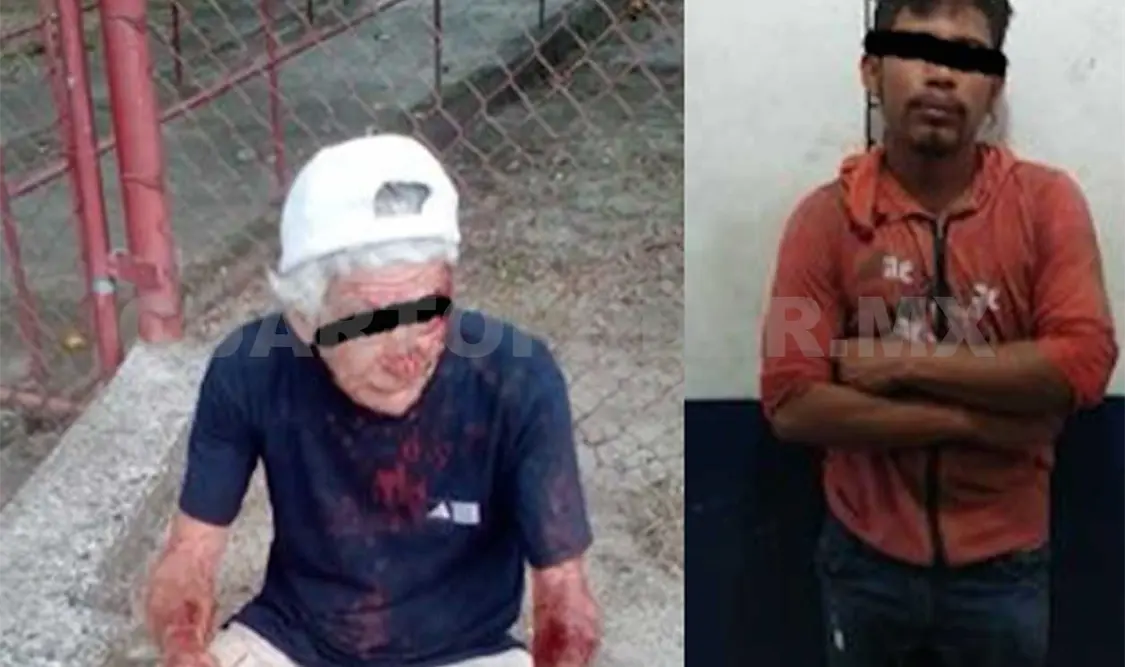 Atacó a abuelito con una pala; es detenido