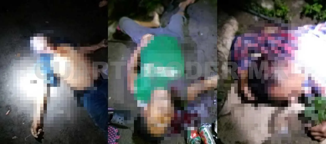 Tres hombres muertos en violenta riña en bautizo