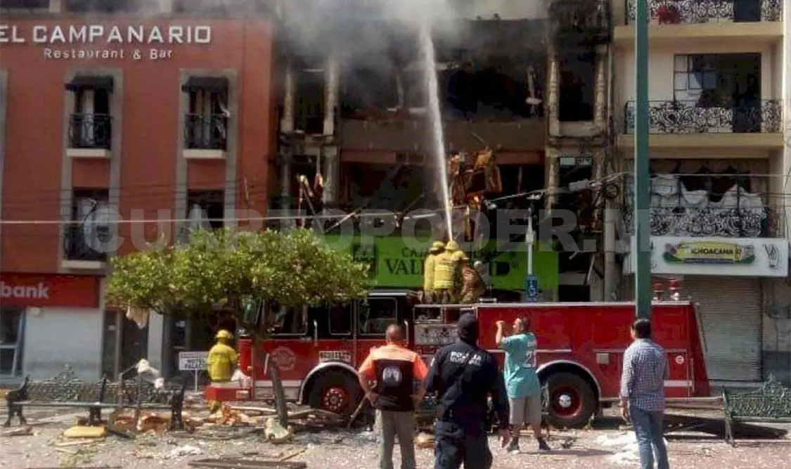 El incidente se desarrolló cuando una pipa de gas se encontraba repartiendo combustible a un negocio de alimentos. Twitter