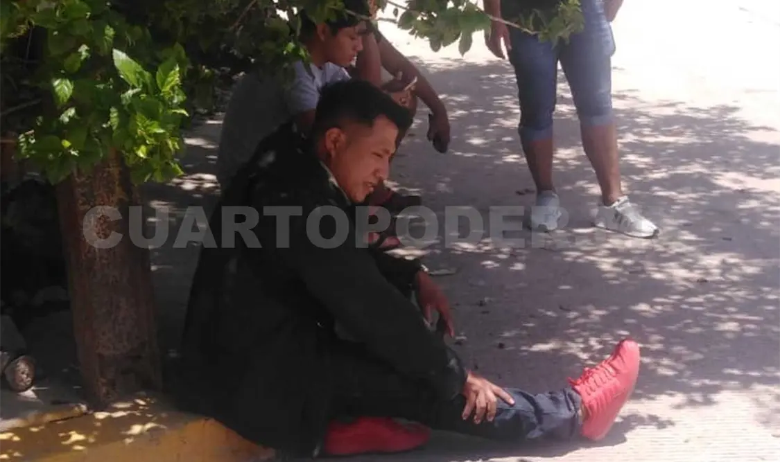 Ante el desabasto de ambulancias, la víctima se trasladó a un hospital por sus propios medios. Edberg Mayorga / CP