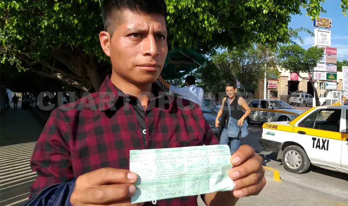 Lo despojan de documentos y 5 mil pesos en efectivo
