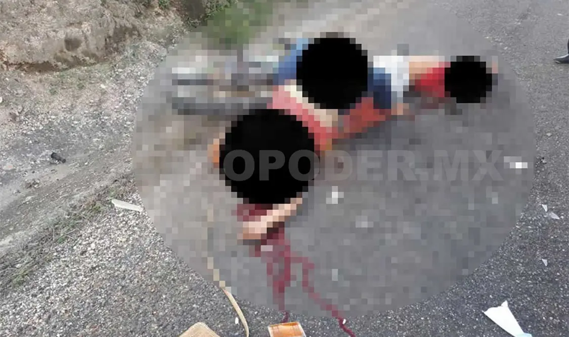 Fallece pareja tras derrapar motocicleta