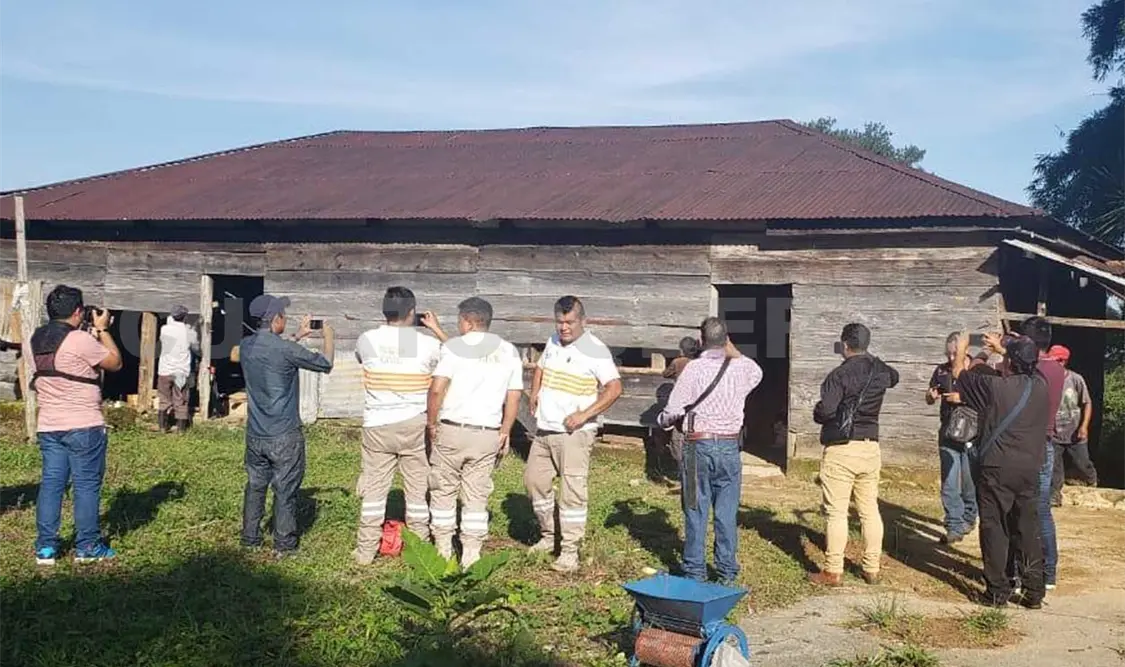 Entregan voluntariamente predio invadido a la FGE