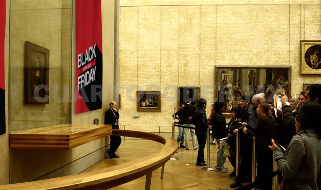 El cuadro de la Mona Lisa es visto por más de 20 mil personas cada día. Cortesía
