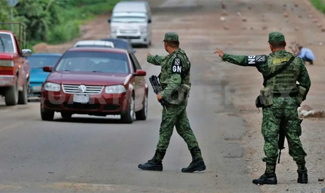 Guardia Nacional sella 23 municipios del sur