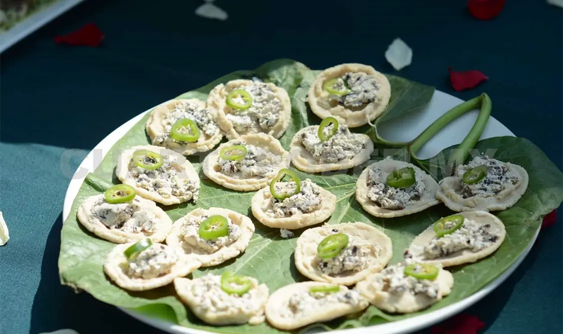 Tostadas expuestas en el marco del Primer Festival Gastronómico del Nucú. Darwin Mendoza