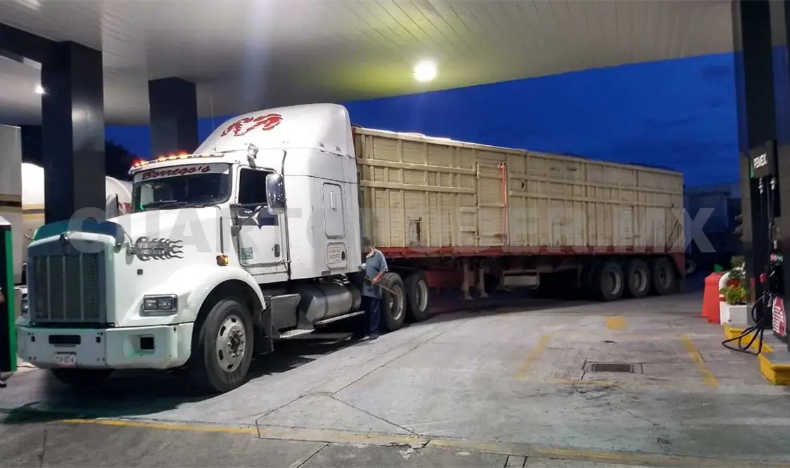 Roban tráiler con toneladas de café