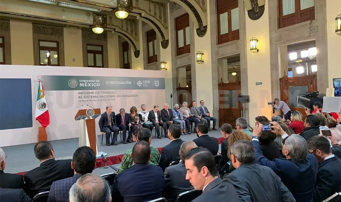 Asiste Ismael Brito al Informe del Sistema Nacional de Búsqueda