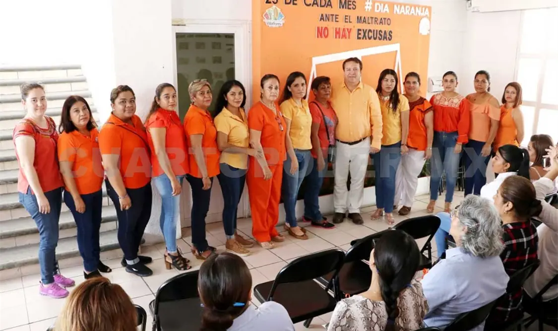 Conmemoran en Villaflores el Día Naranja