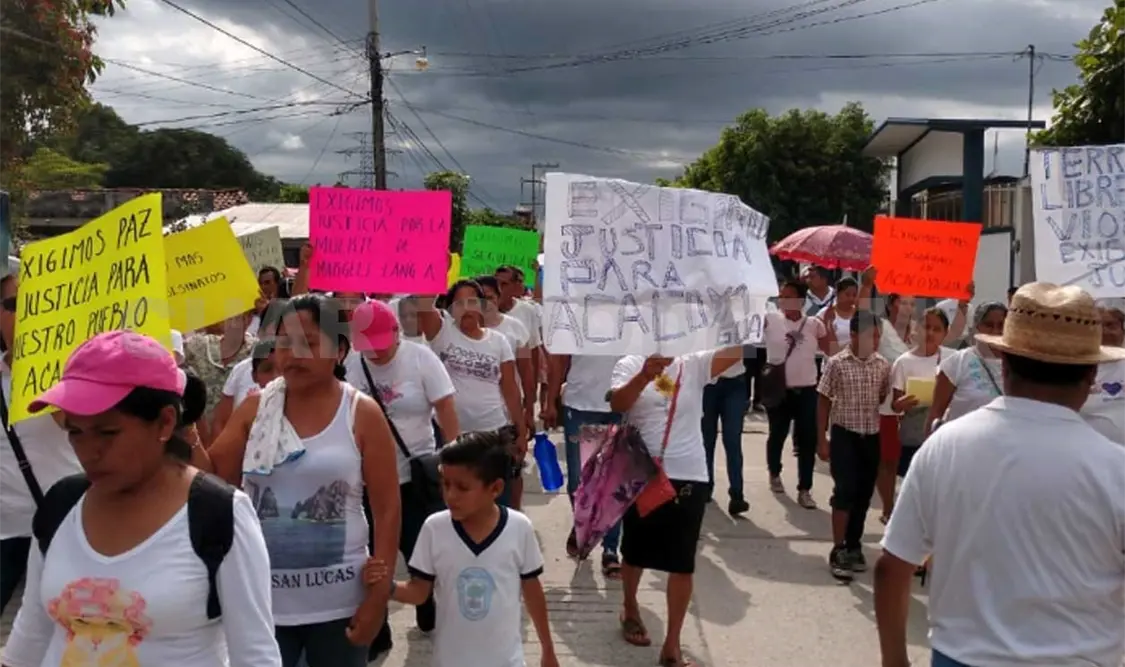 Con marcha piden seguridad