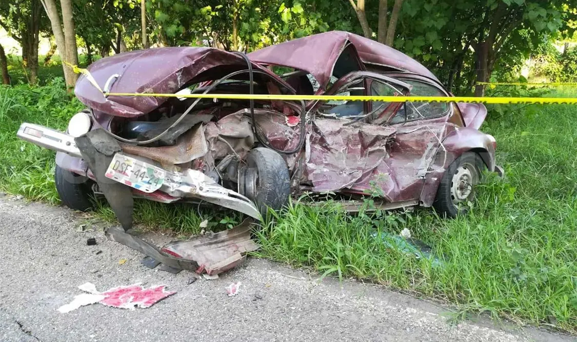 Con una persona muerta se salda accidente carretero